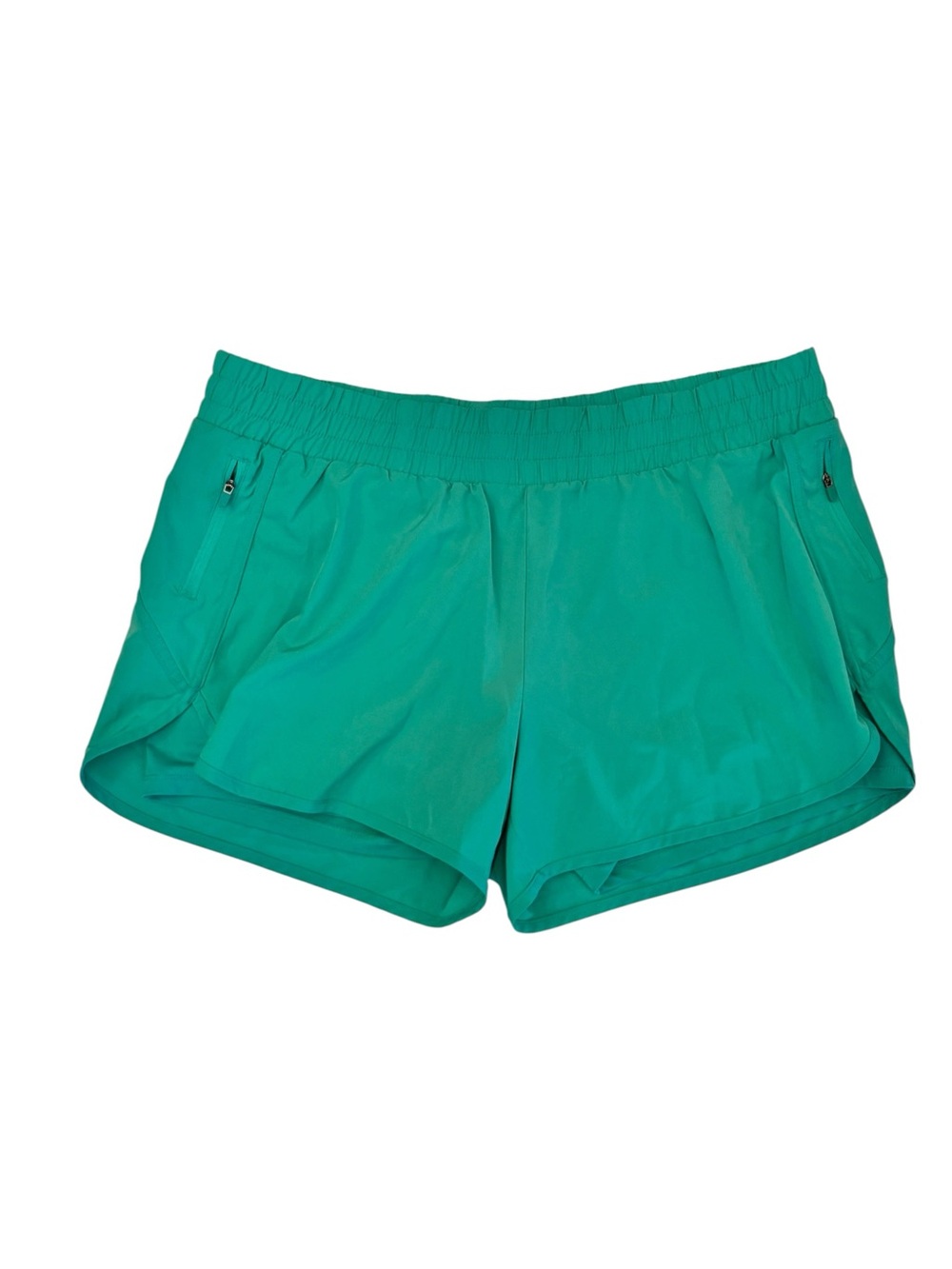 Athletic Works Teal Green Women’s Running Shorts with Zip Pockets Size XL